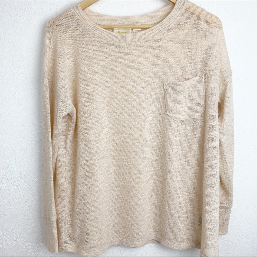 Maeve Open Knit Sweater